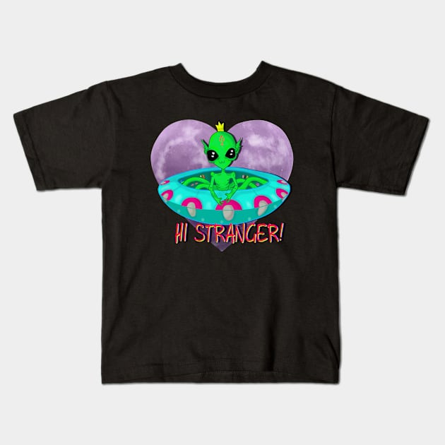 Hi Stranger! Kids T-Shirt by Platinum Store